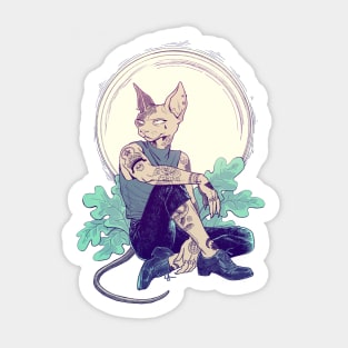 Fashion Cat Sticker